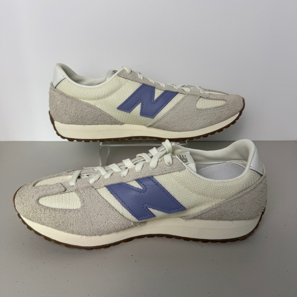 New Balance 471 Sneakers Cream Grey Purple Gum Sole U471AA Men 10.5 Women 12 NEW - Picture 2 of 15
